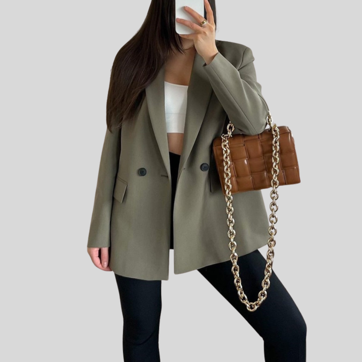 Women’s Elegant Double-Breasted Blazer