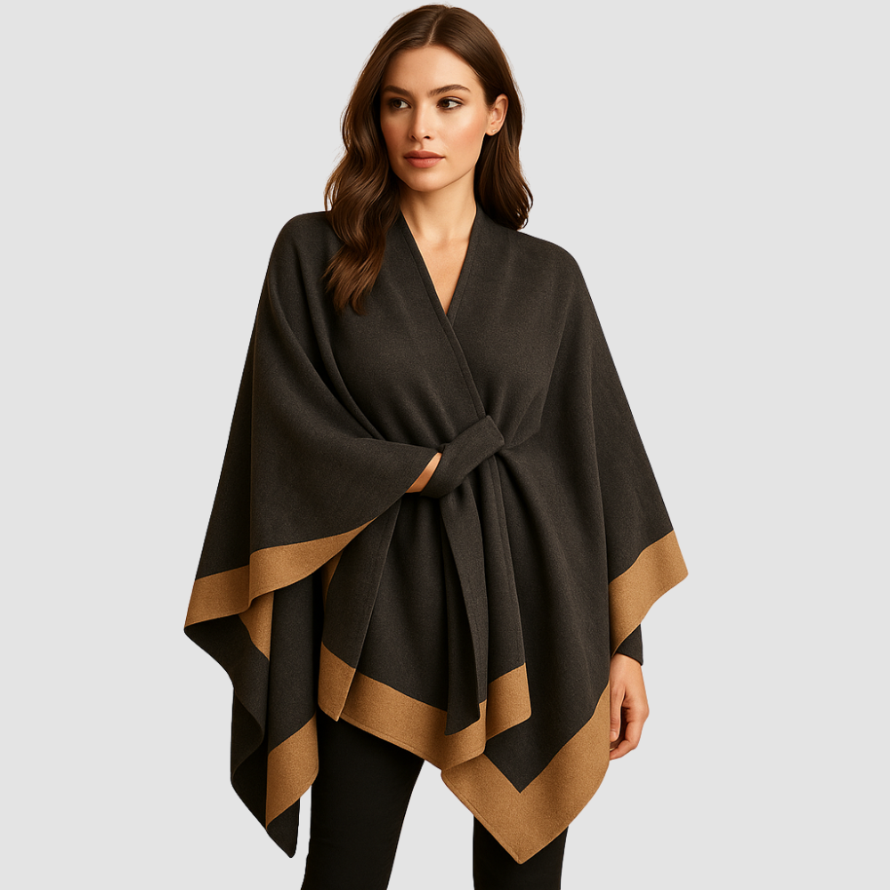 Soft style poncho for women