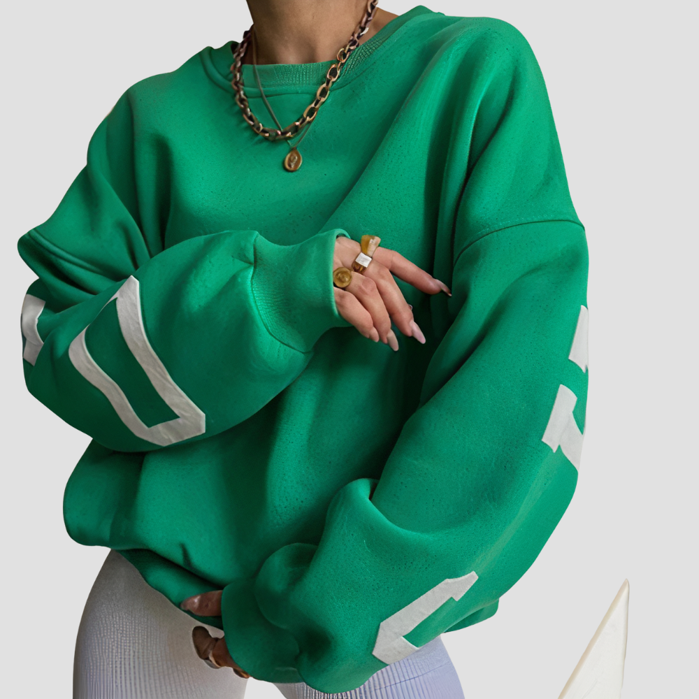 Women Casual Crewneck Thickened Sweatshirt