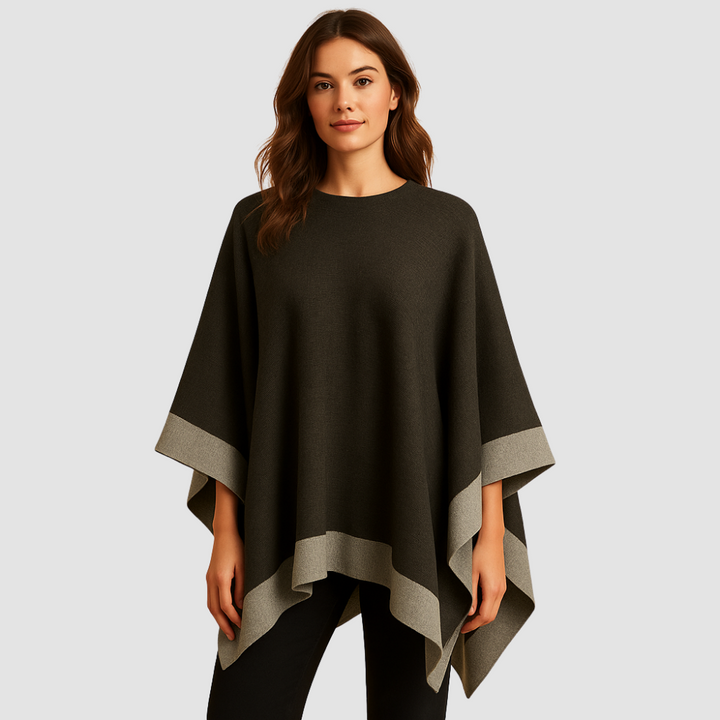 Soft style poncho for women