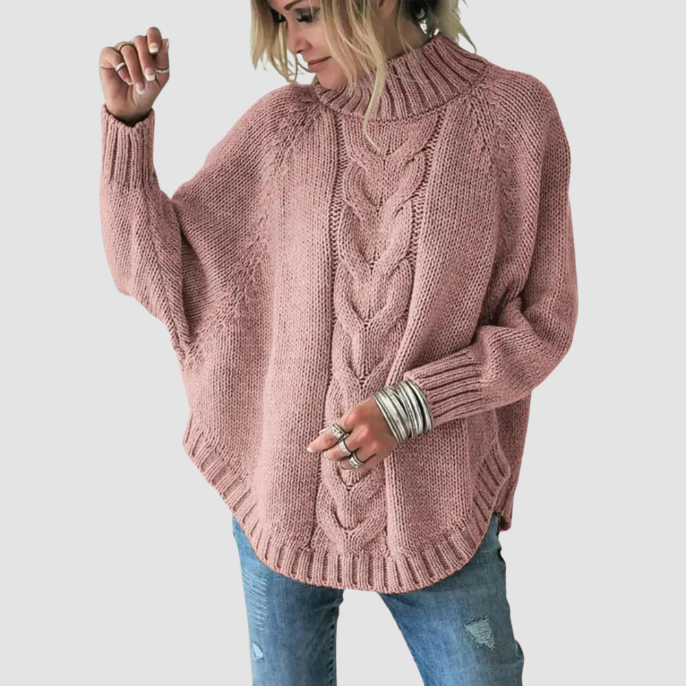 Women’s Chunky Knitted Turtleneck Sweater
