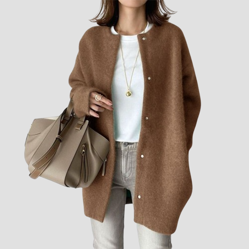 Women's soft cardigan coat