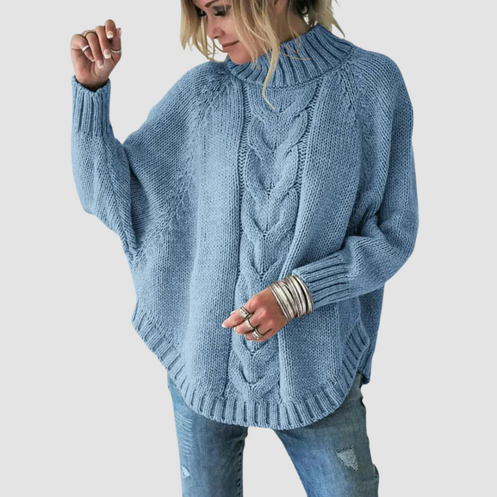 Women’s Chunky Knitted Turtleneck Sweater