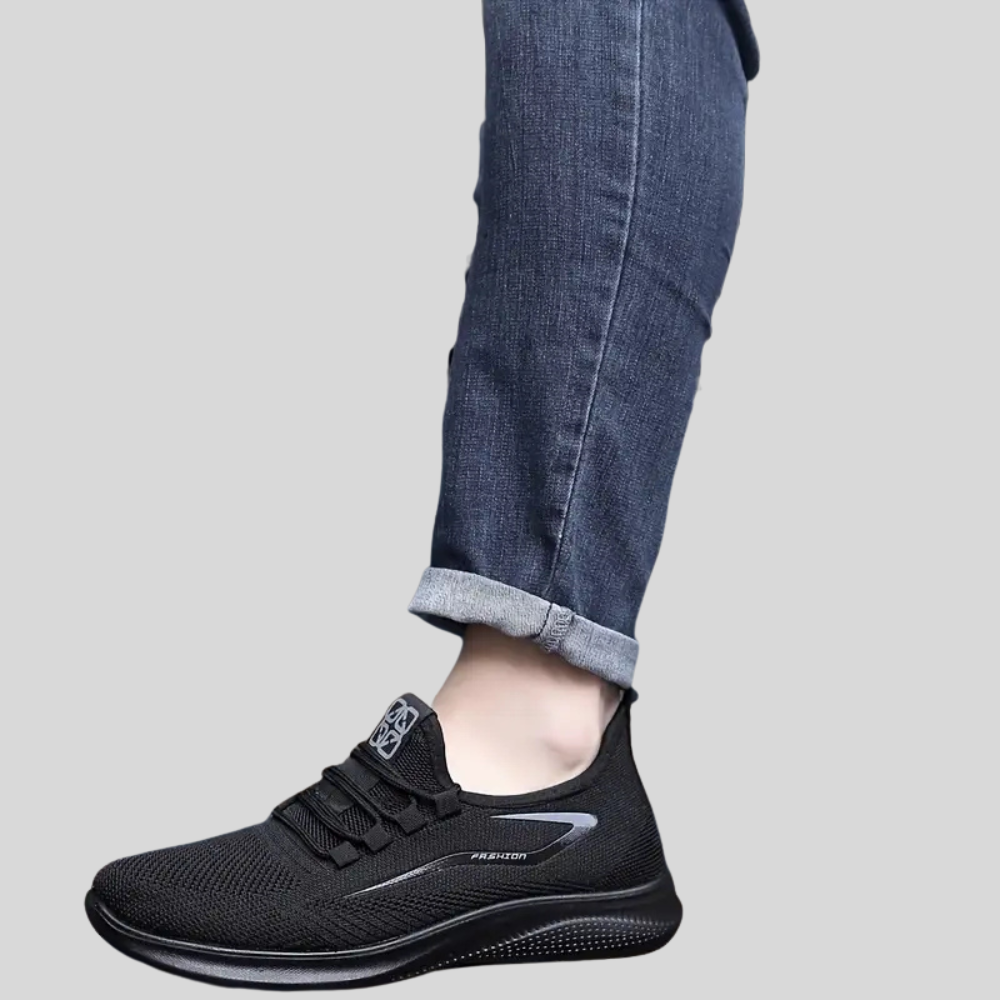 Men’s Lightweight Lace-Up Sneakers Casual Style