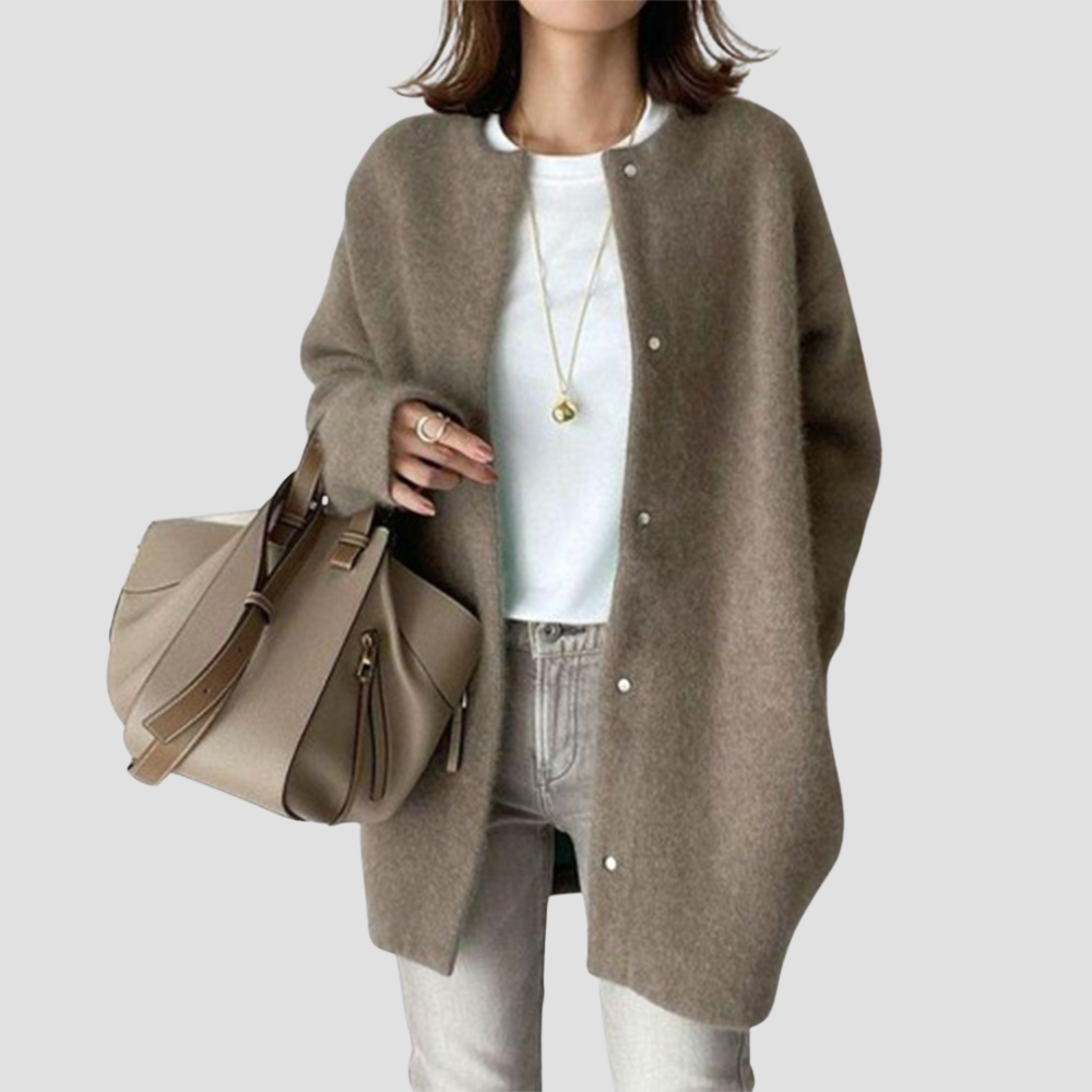 Women's soft cardigan coat