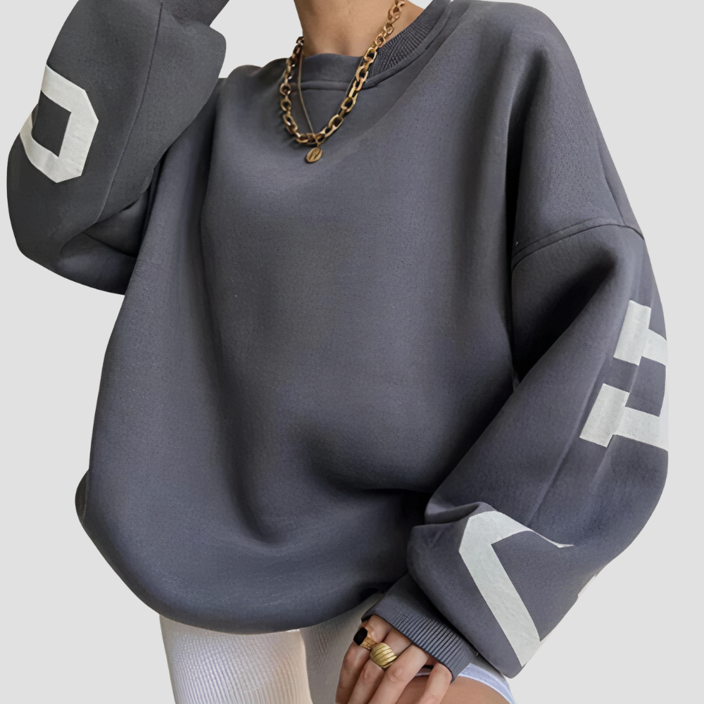 Women Casual Crewneck Thickened Sweatshirt