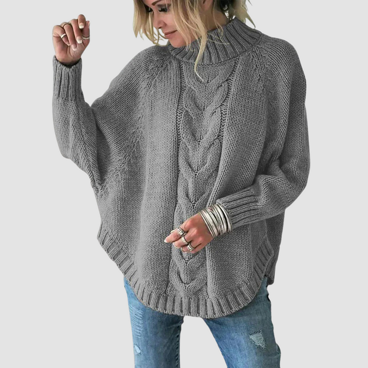 Women’s Chunky Knitted Turtleneck Sweater