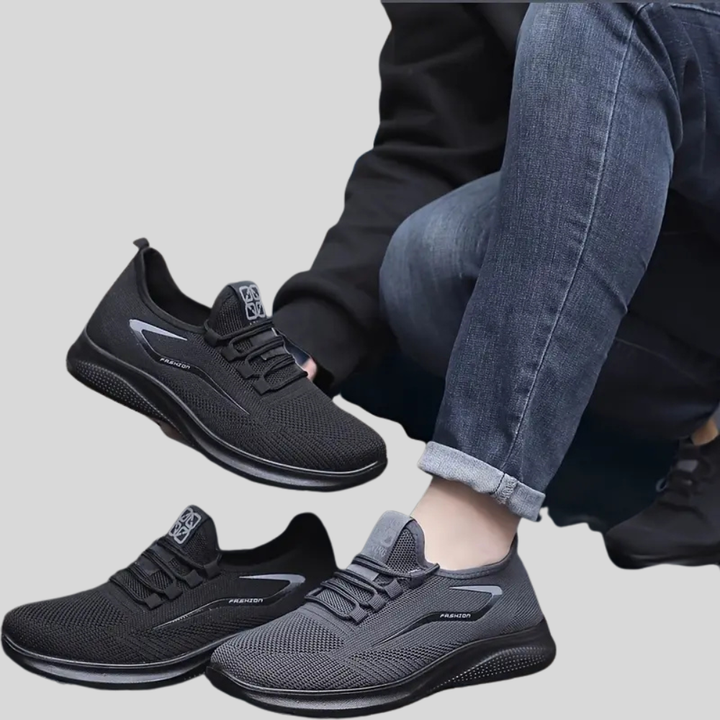 Men’s Lightweight Lace-Up Sneakers Casual Style