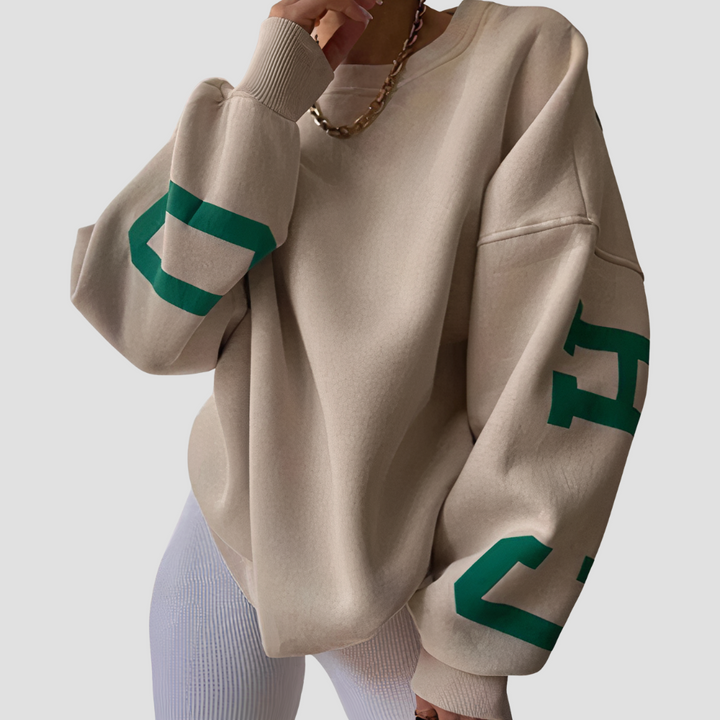 Women Casual Crewneck Thickened Sweatshirt