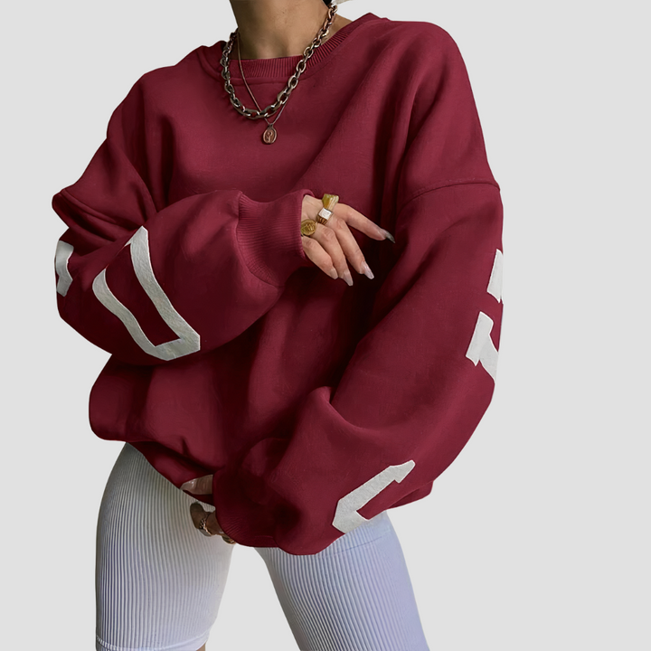 Women Casual Crewneck Thickened Sweatshirt