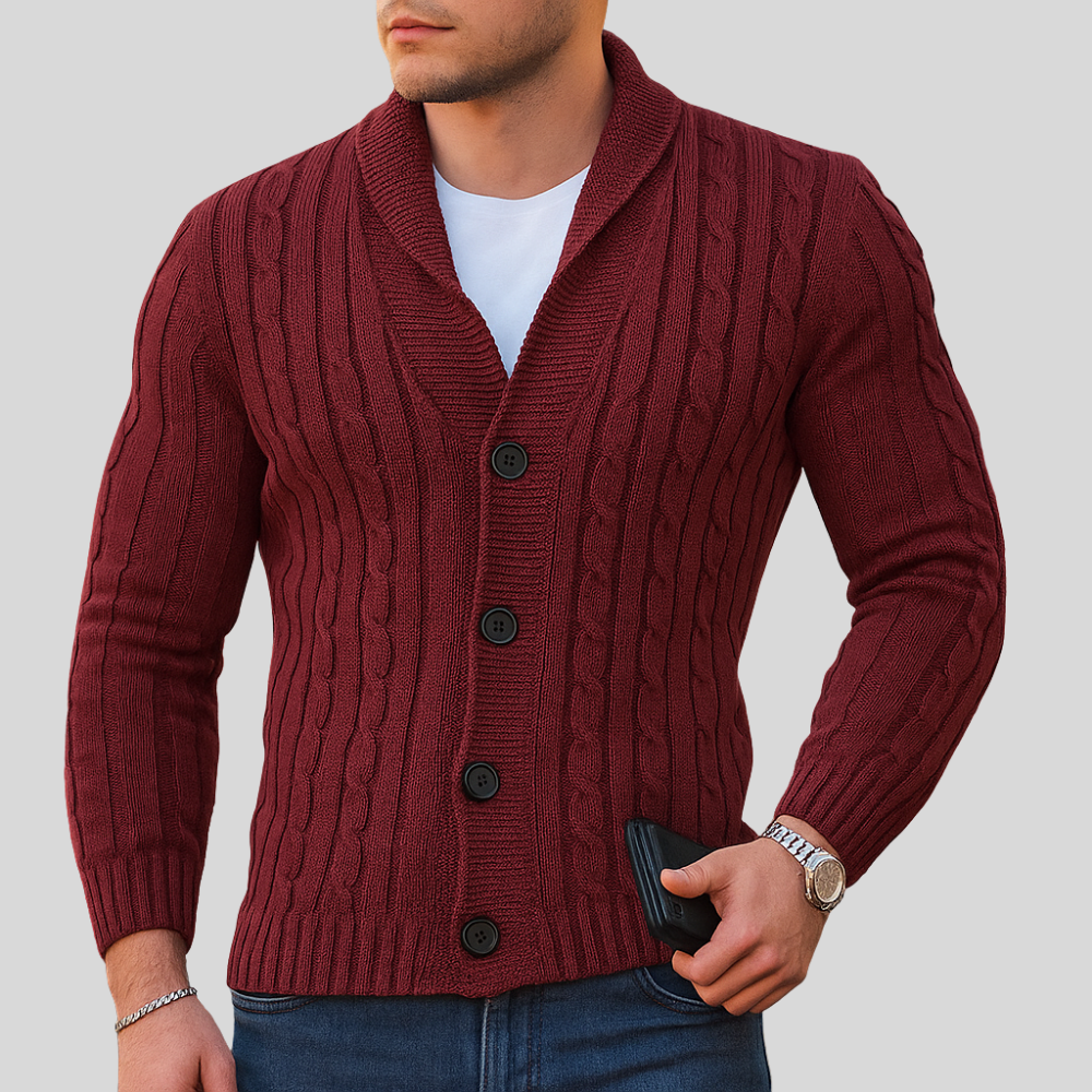 Men’s Warm Knitted Classic Cardigan