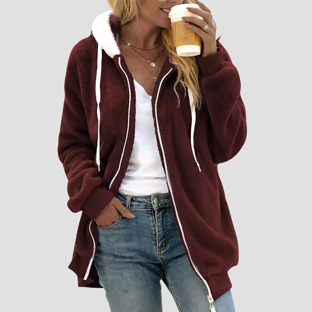 Women Fleece Zip Hoodie