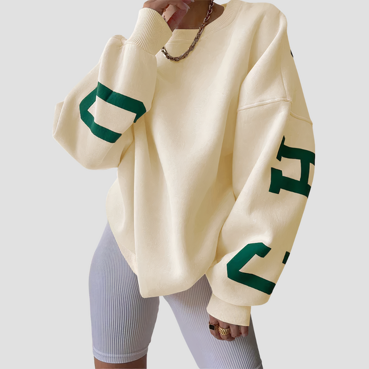 Women Casual Crewneck Thickened Sweatshirt