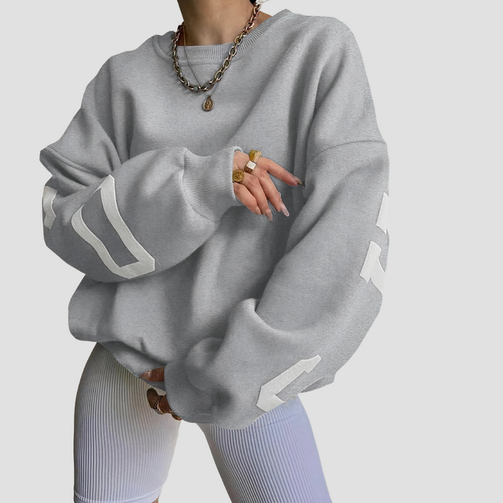 Women Casual Crewneck Thickened Sweatshirt