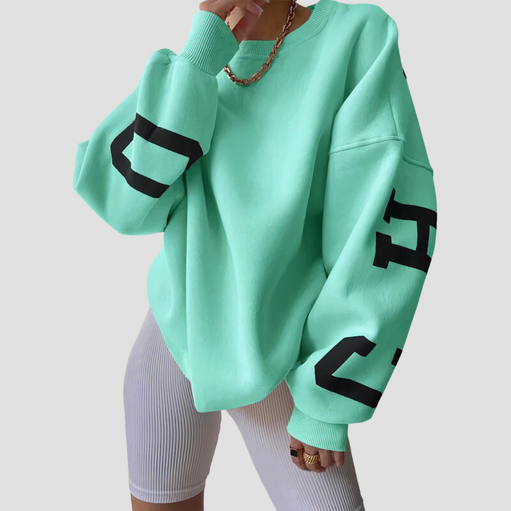 Women Casual Crewneck Thickened Sweatshirt