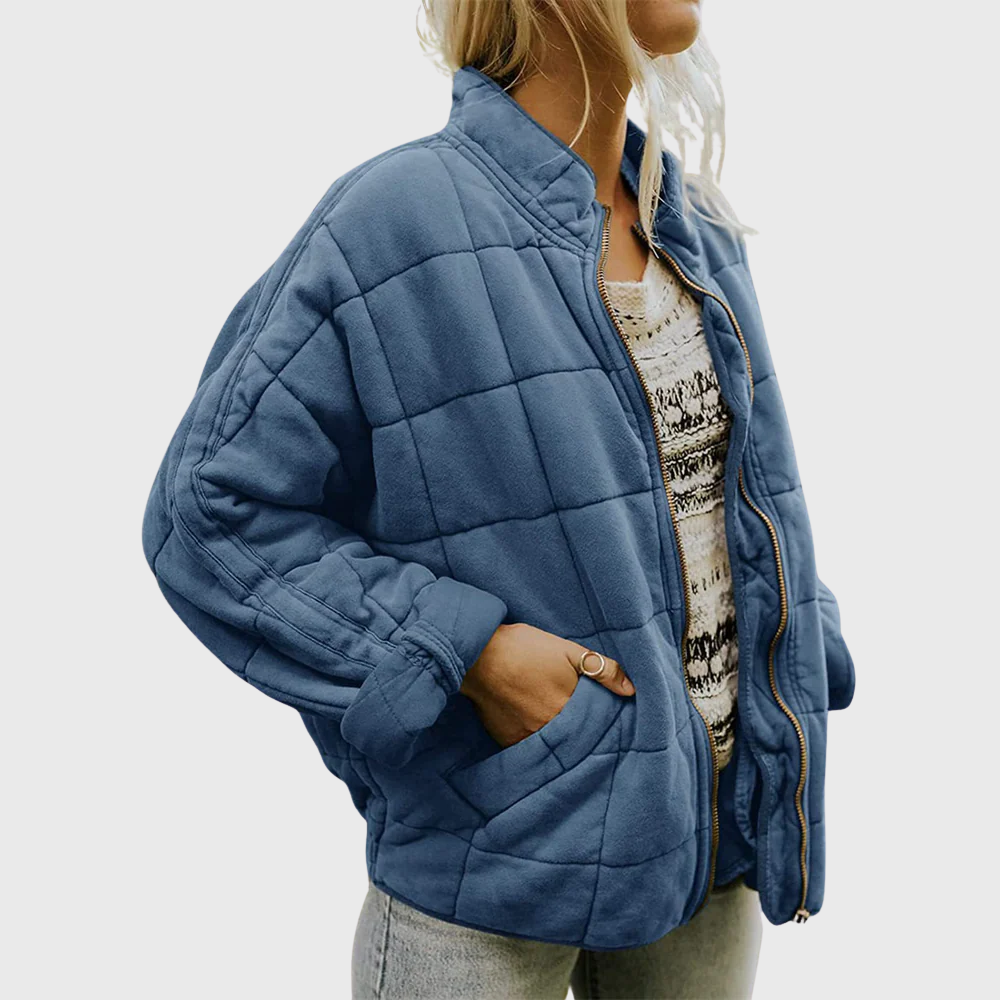 Quilted Puffer Zip Jacket