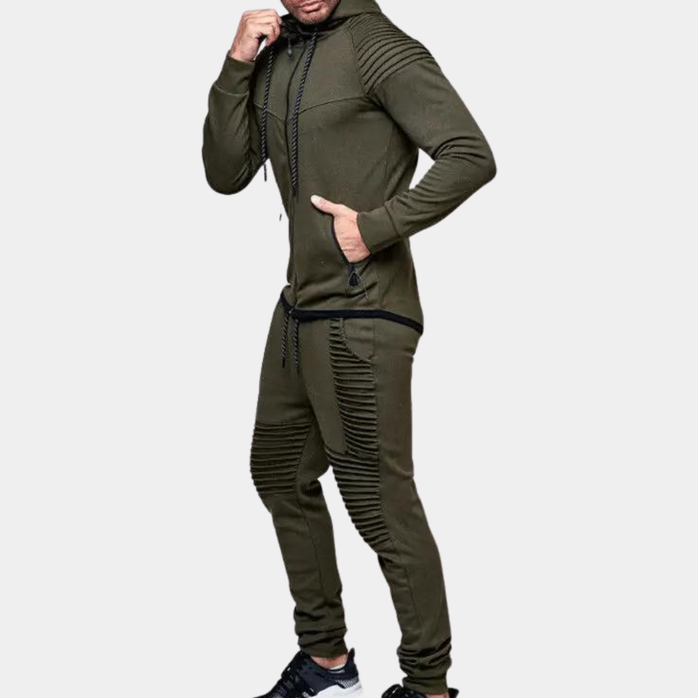 Casual Hooded Tracksuit for Men Modern Comfort Meets Functional Style
