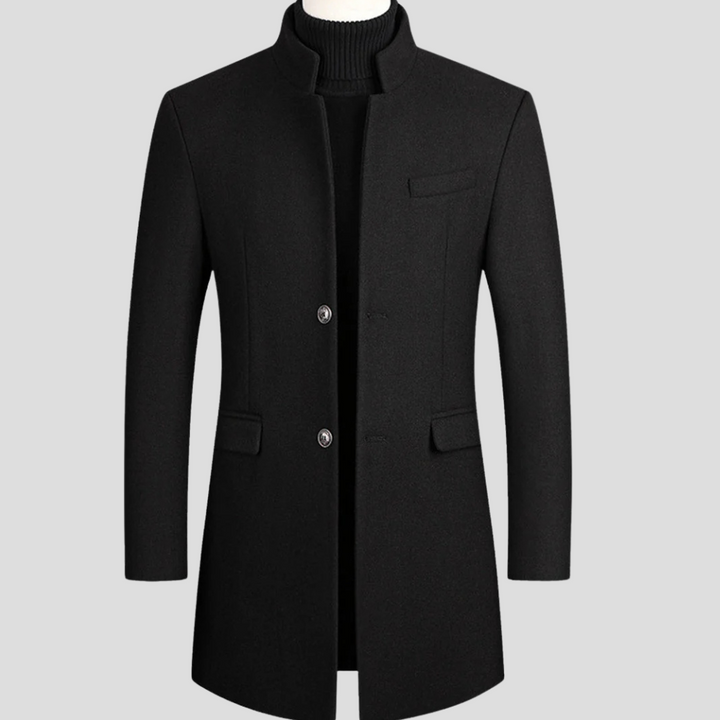 Men’s Elegant Winter Coat – Refined Classic Outerwear