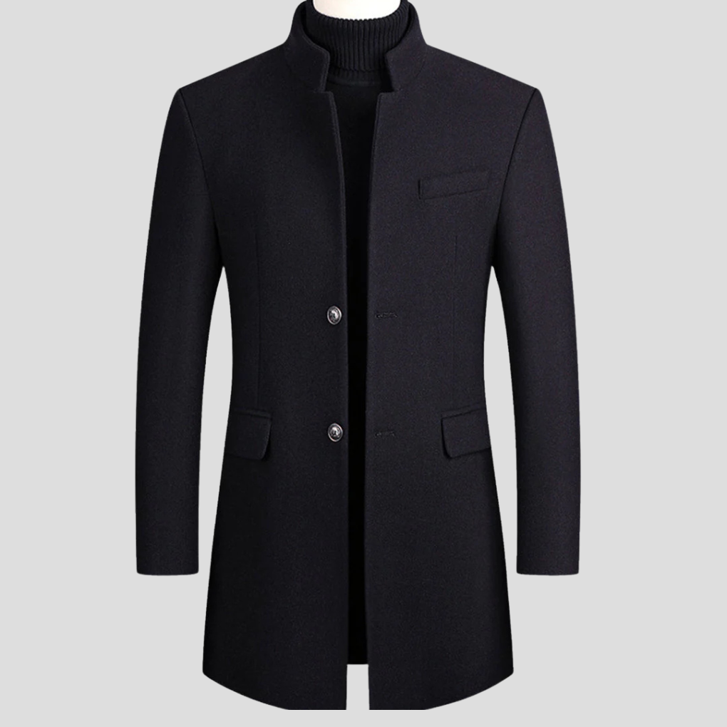 Men’s Elegant Winter Coat – Refined Classic Outerwear