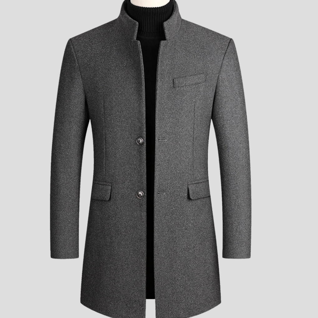 Men’s Elegant Winter Coat – Refined Classic Outerwear