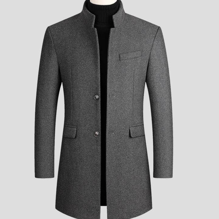 Men’s Elegant Winter Coat – Refined Classic Outerwear
