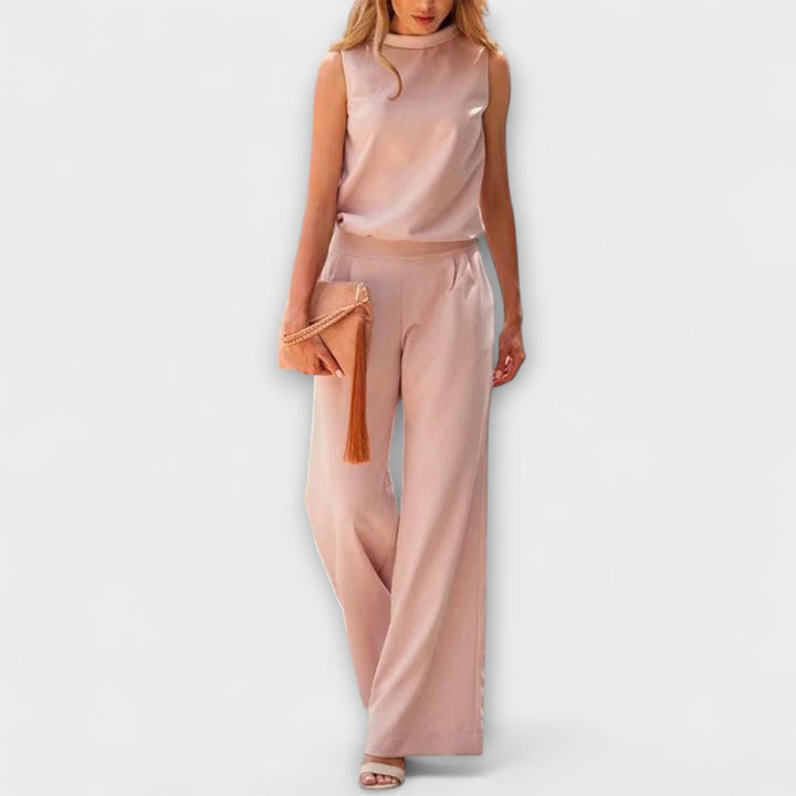 Women Jumpsuit in Satin Look
