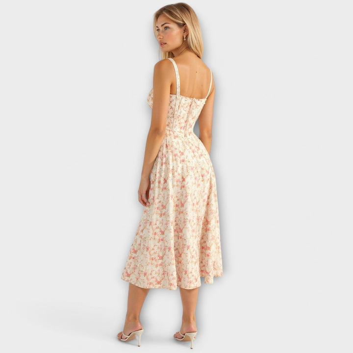 Women's Corset Midi Dress