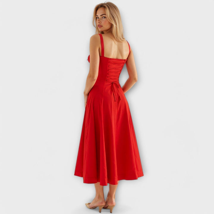 Women's Corset Midi Dress