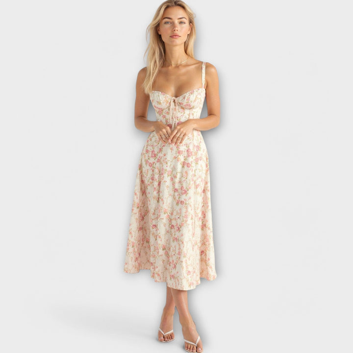 Women's Corset Midi Dress